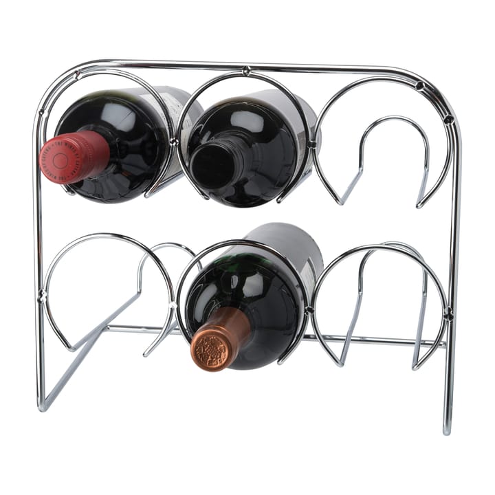 Beda wine rack 6 bottles 29 cm - Chrome - Dorre