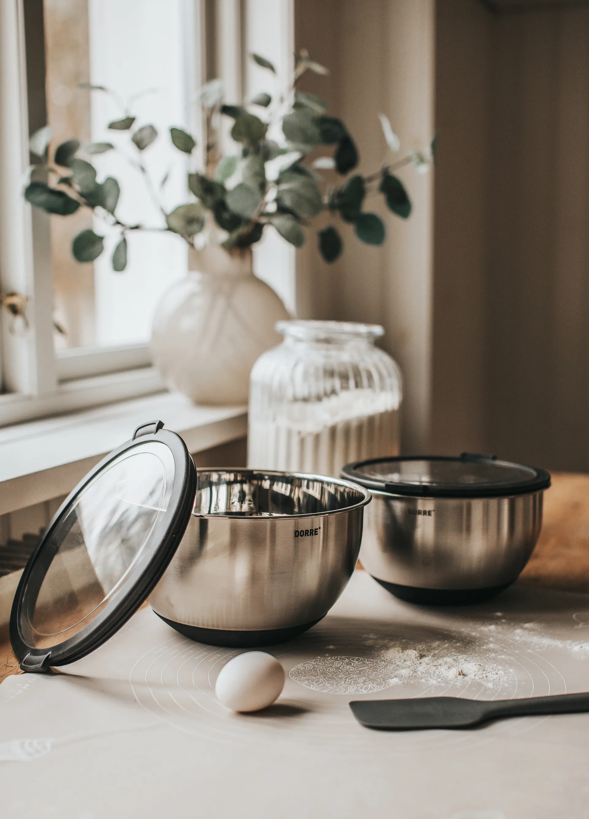 Belki bowl, Stainless steel, 2 pieces Dorre