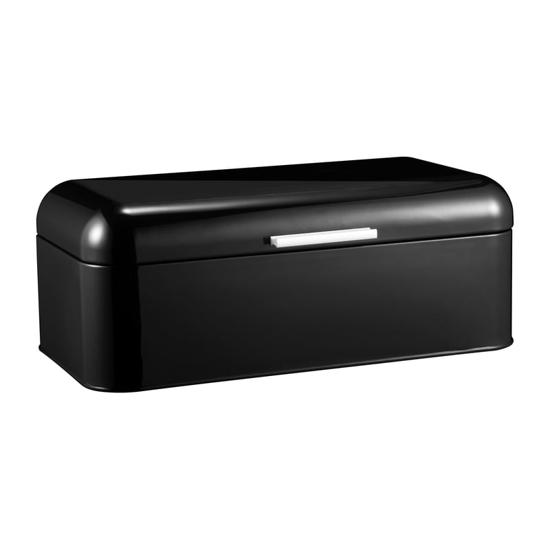 Dorre Bella bread bin carbon steel 23x42 cm Black