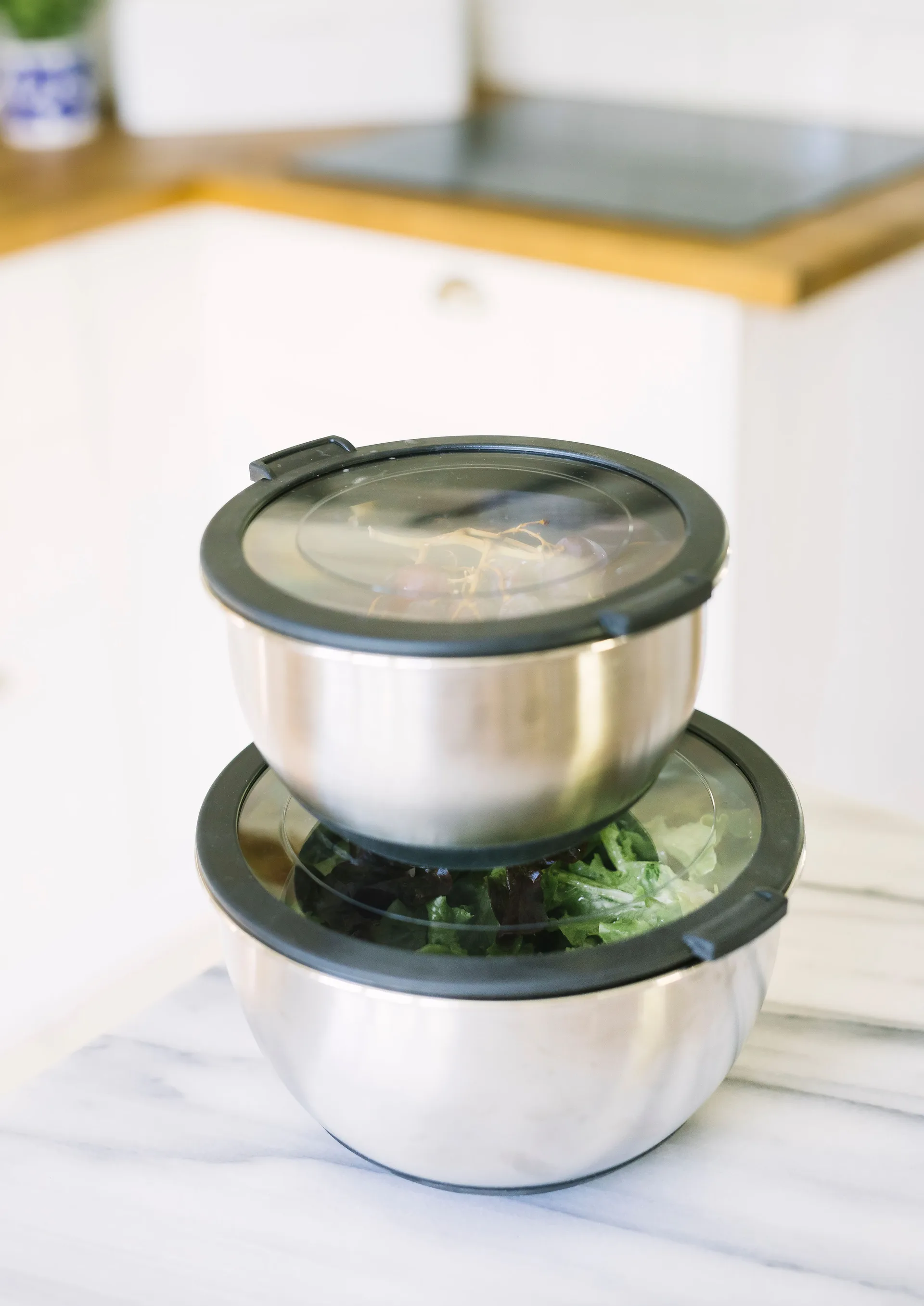 Belle bowl 2-pack, Stainless steel Dorre