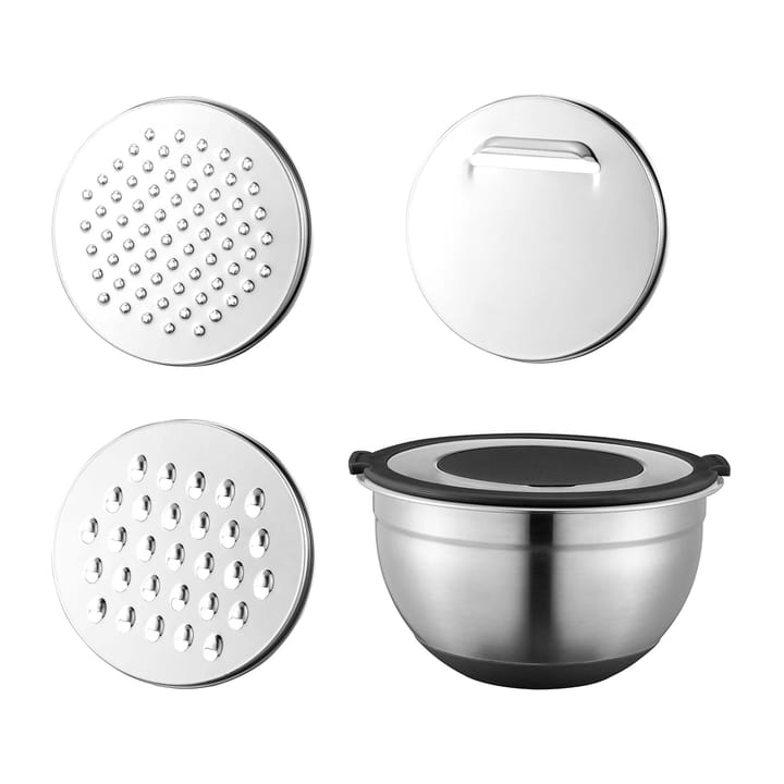 Betje jars with grater - 5 items - Stainless steel - Dorre