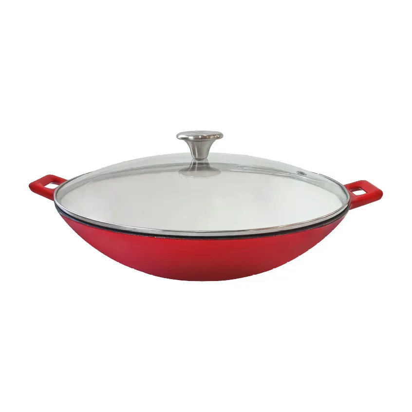 Betsy buffet pot with glass lid 3 L, Red Dorre