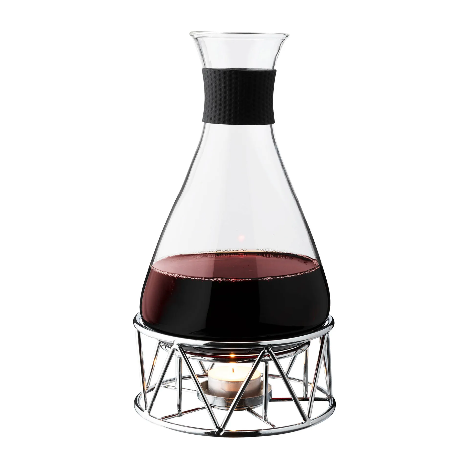 bircha carafe 1 L, Glass-chrome Dorre