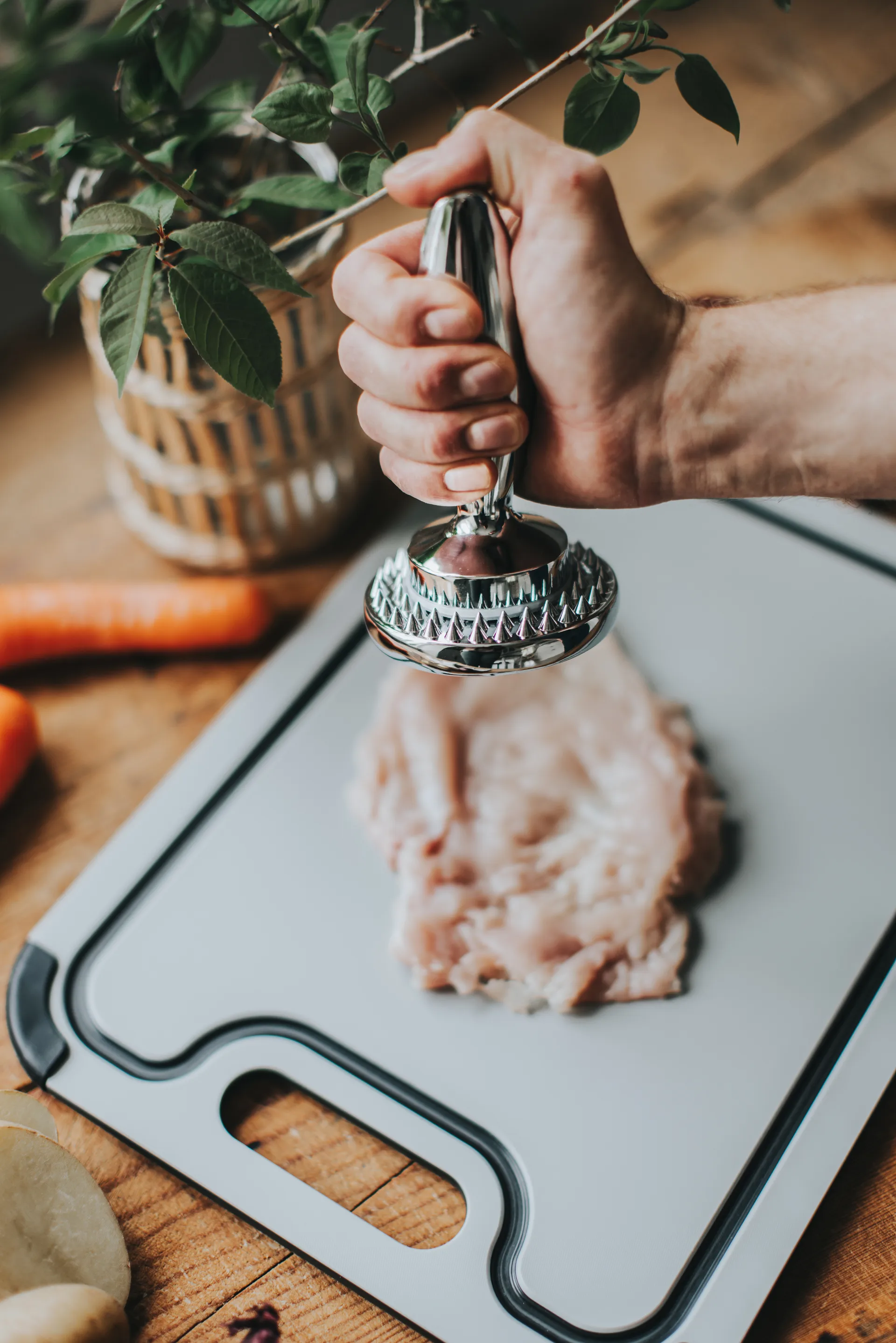 Birdie Biffbankare reversible 14.5x8.3x8.3 cm, Stainless steel Dorre