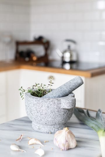 Birkedal mortar Ø22 cm - Granite - Dorre