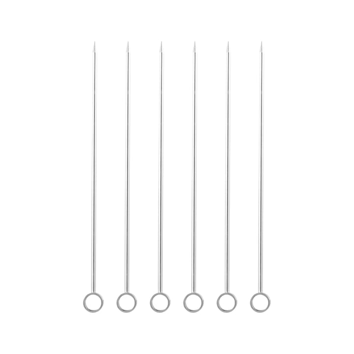 Carita cocktail sticks 6-pack - Stainless steel - Dorre