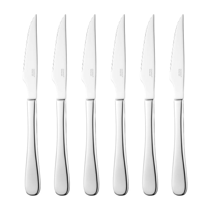 Classic grill knife 6-pack - Stainless steel - Dorre