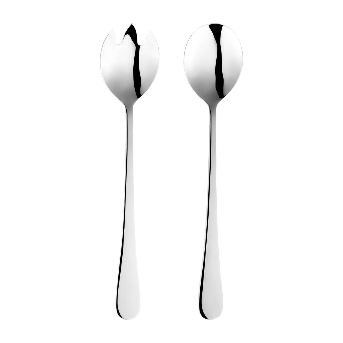 Dorre Classic salad cutlery 28 cm Stainless steel | Scandinavian Design | Salad servers | Silver-coloured