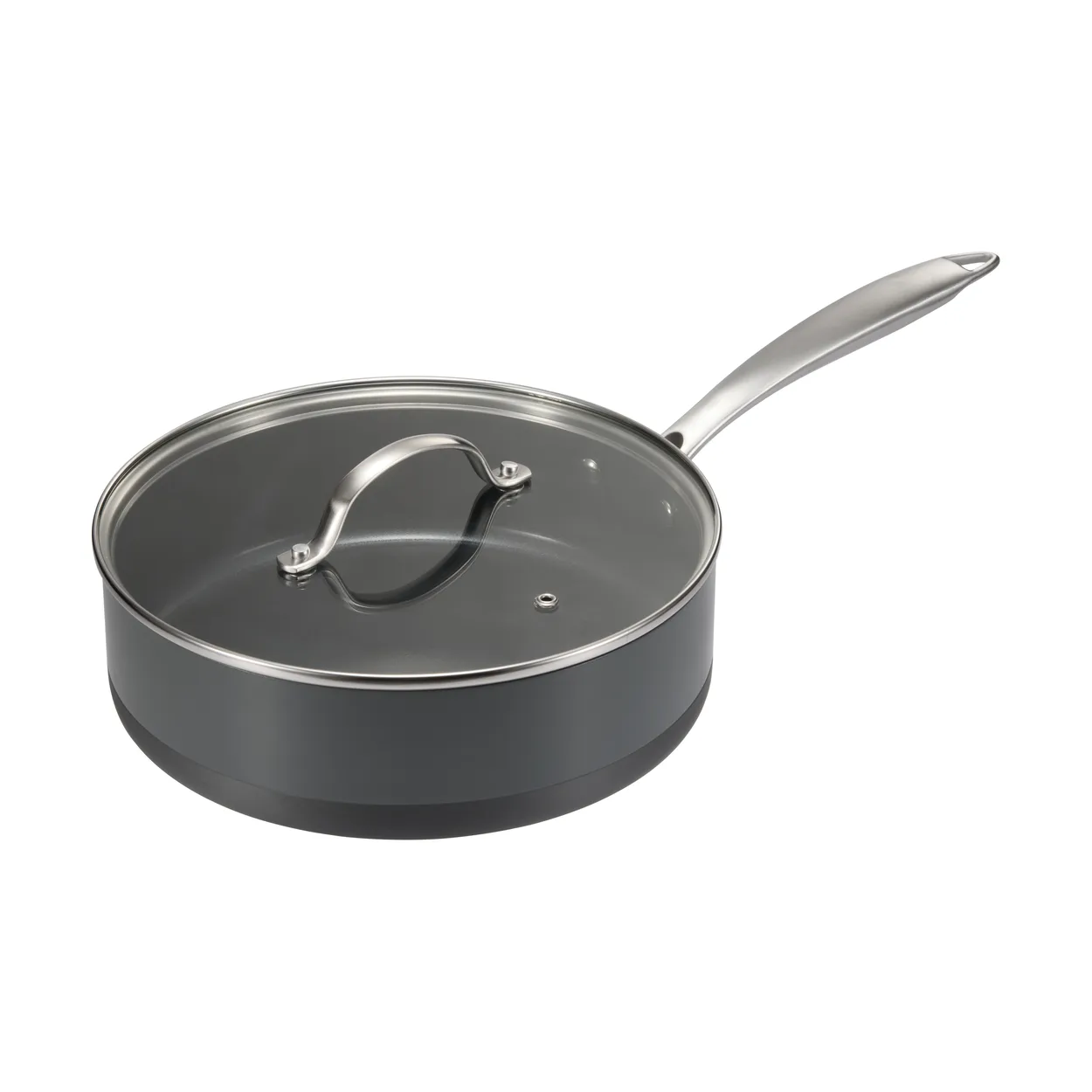 Dorre Coria sauté pan with lid, ceramic coating o28 cm