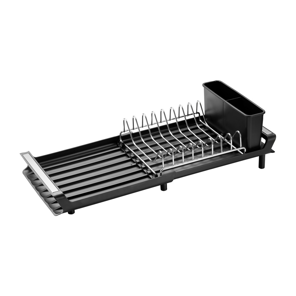 Dorre Dayra collapsable dish rack 20x47 cm Black