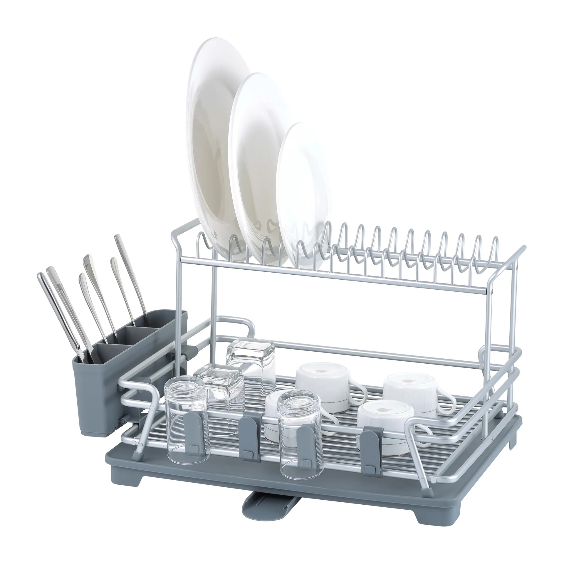 Dilly dish rack 37.5x54.6 cm, Aluminium Dorre