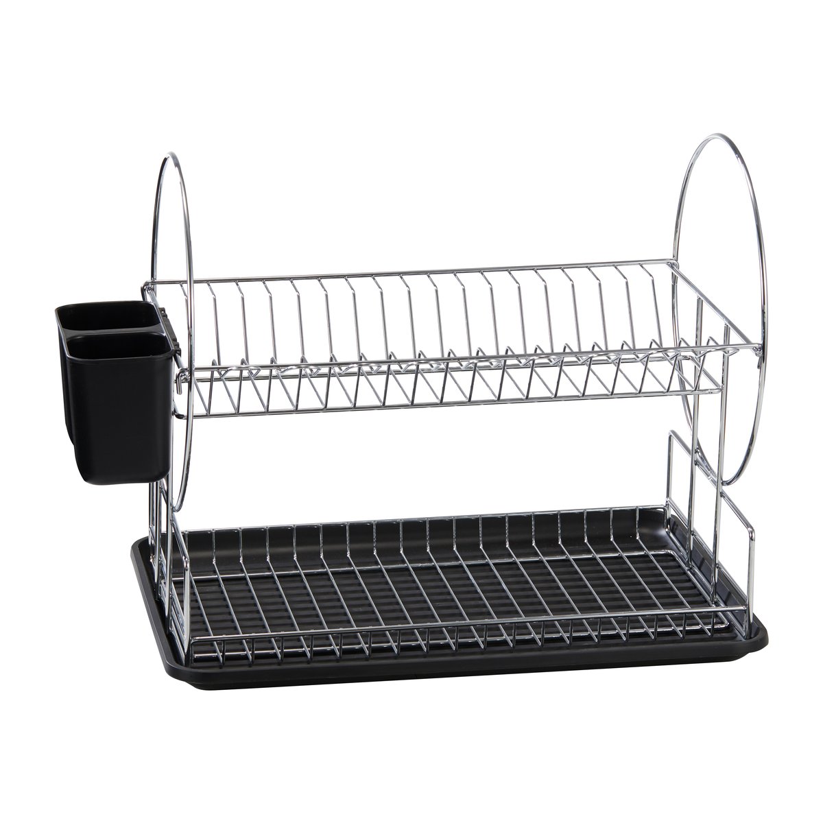 Dorre Disa dish rack 2 plan 32x47 cm Chromed Iron | Scandinavian Design | Dish drainers | Silver-coloured