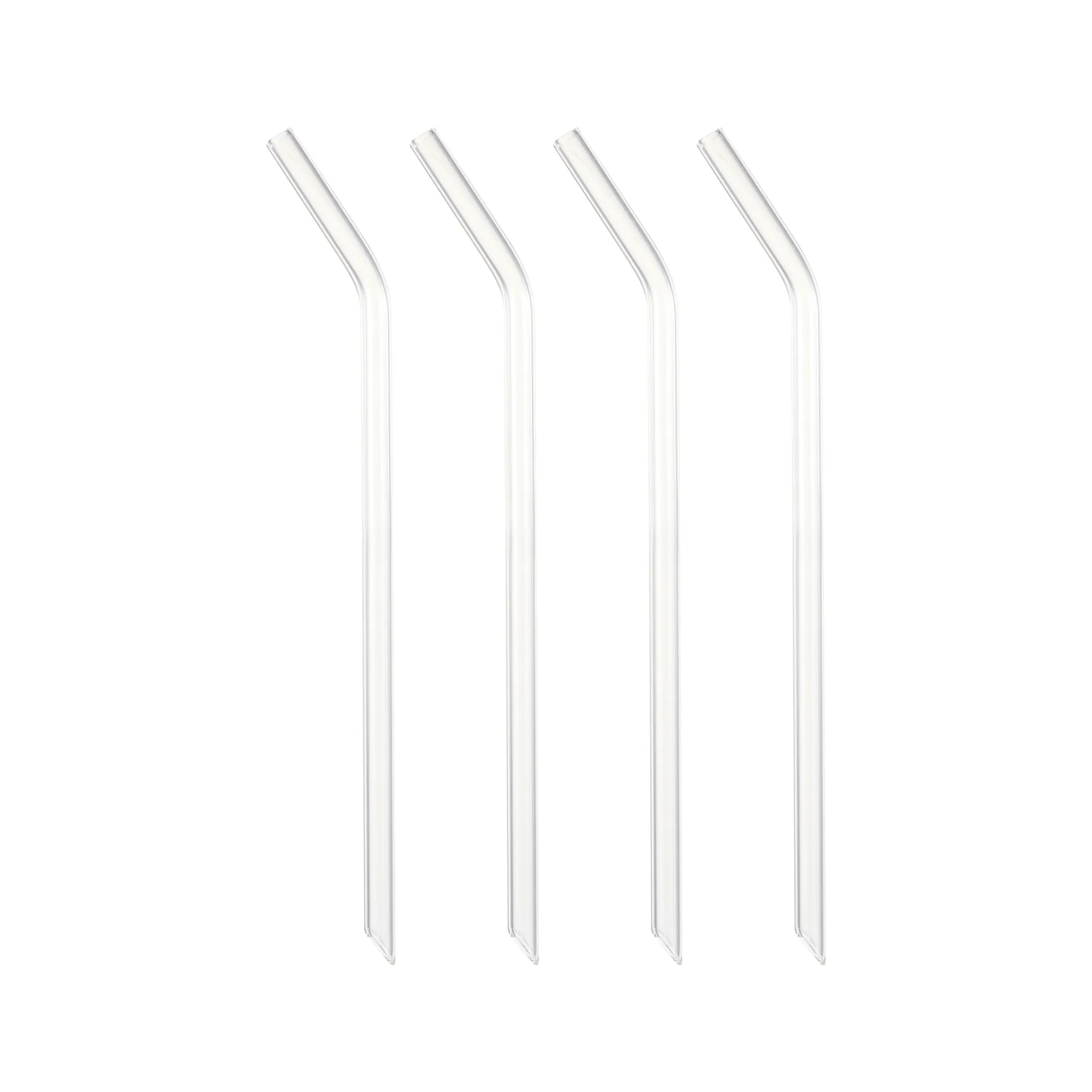 Dora drink stirrer straw glass 21 cm 4-pack, Bent Dorre