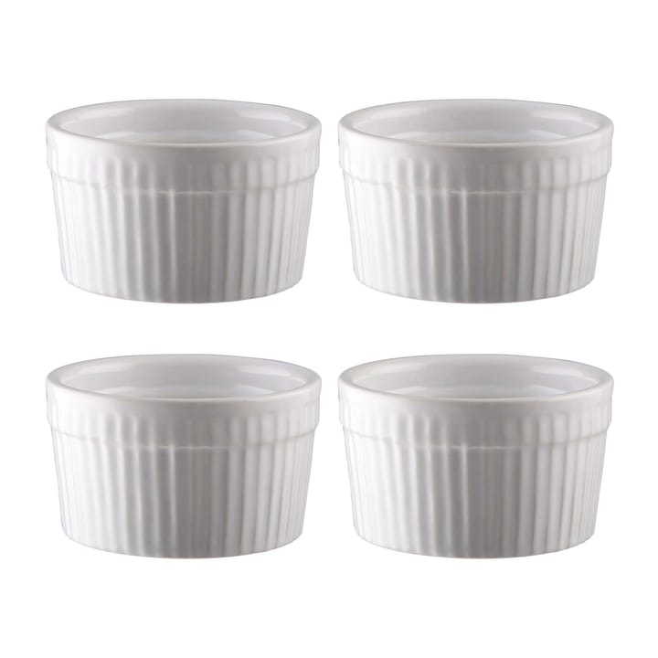Fire souffle bowls Ø 9 cm 4-pack - White - Dorre