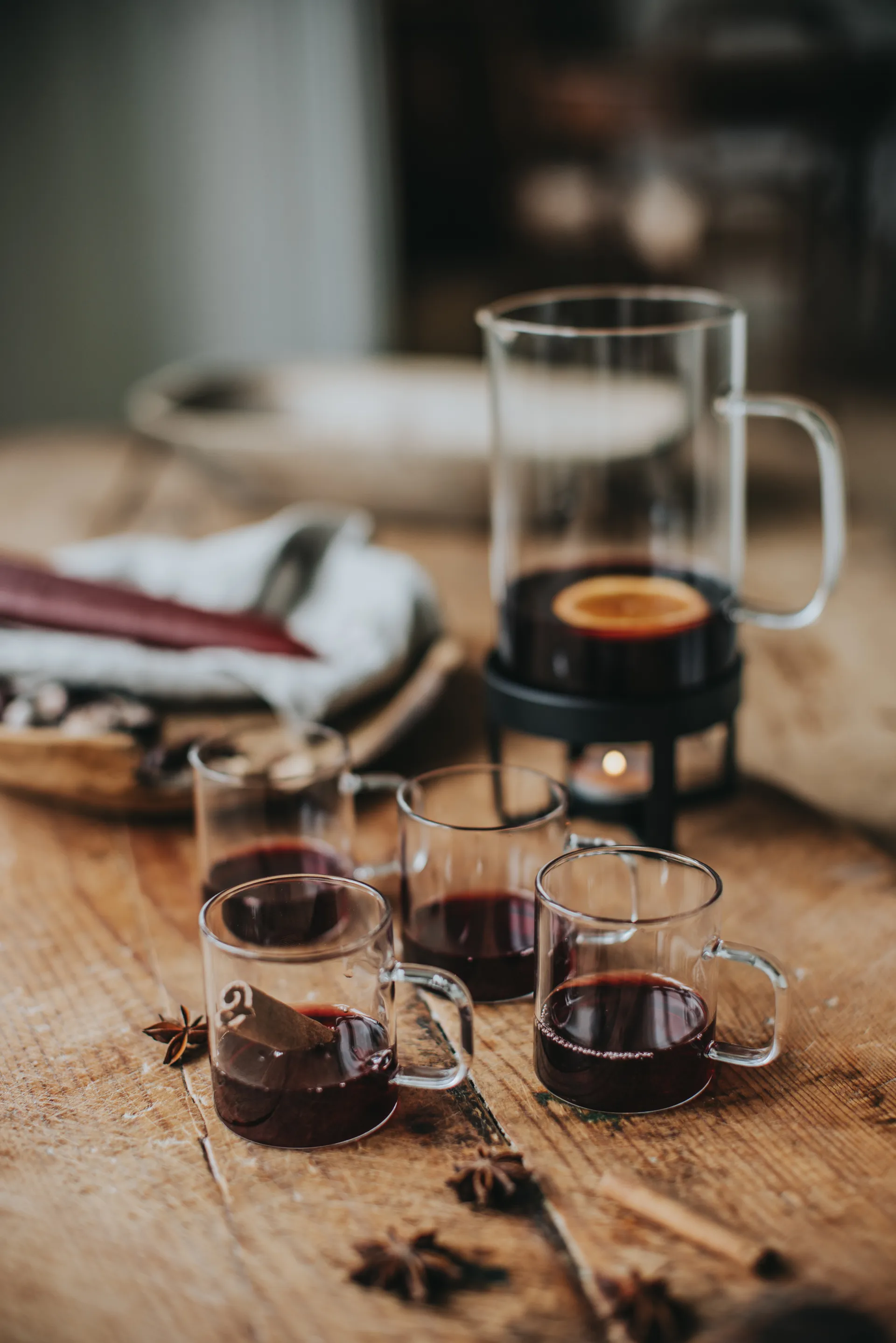 Gerry Glögg pot glass 1.2 L, Black Dorre