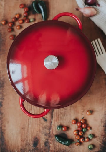 Gitty cast iron pot 7.2 L - Red - Dorre