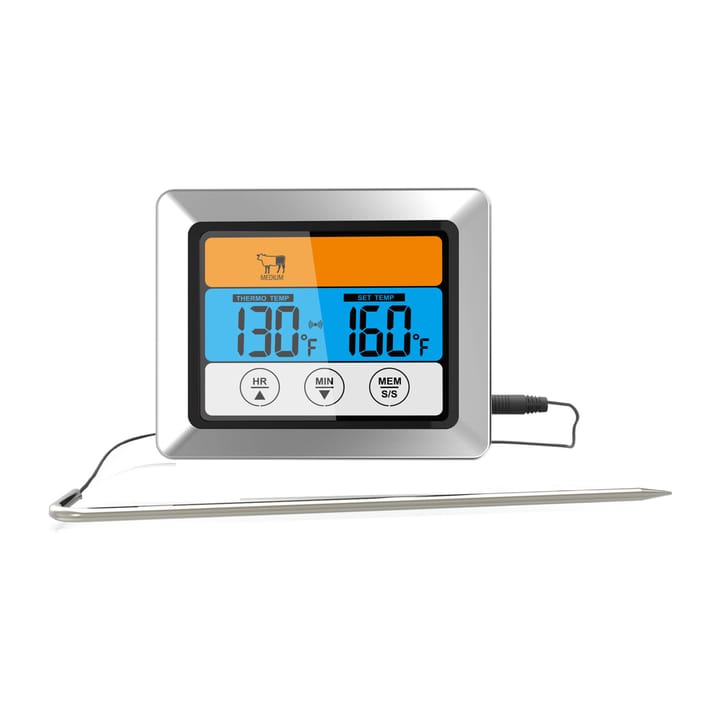 Grad steak thermometer digital with cable - Silver - Dorre