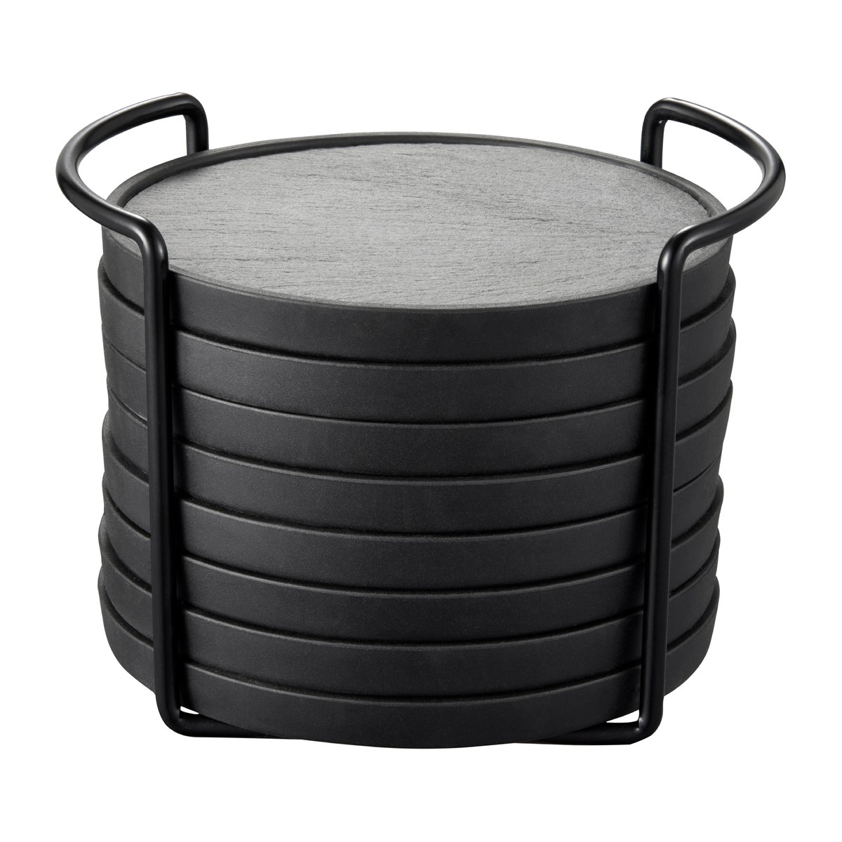 Dorre Greta coaster 8-pack | Scandinavian Design | Coasters | Black