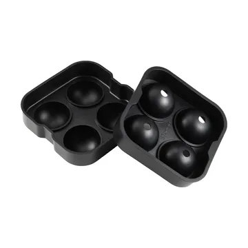 Isha round ice cubes 4 pcs - Black - Dorre
