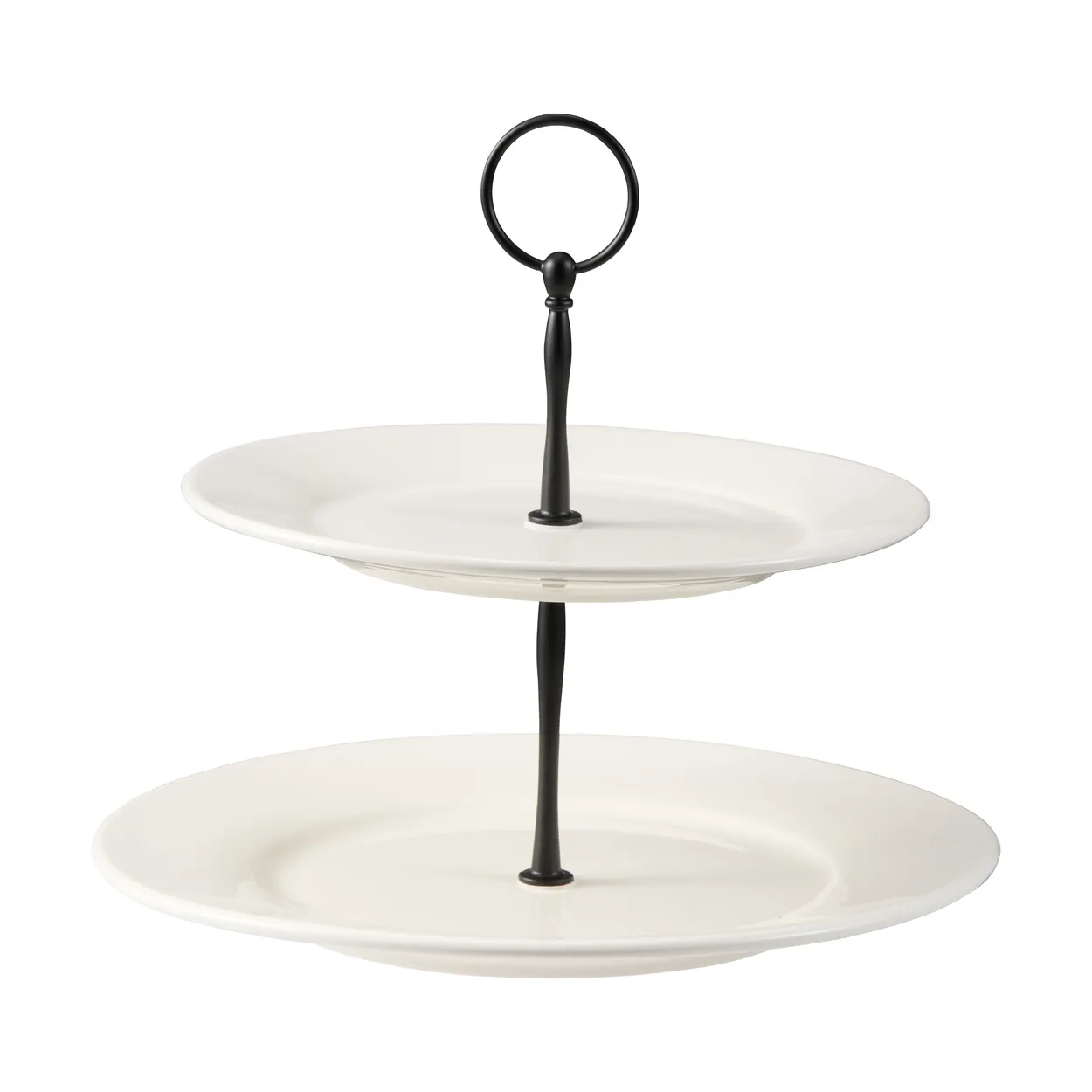Dorre Kafi cake stand 2 tiers porcelain White | Scandinavian Design | Cake stands | White