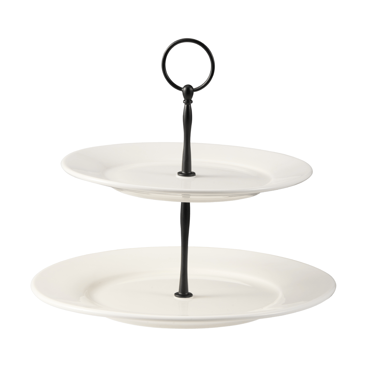 Dorre Kafi cake stand 2 tiers porcelain White | Scandinavian Design | Cake stands | White