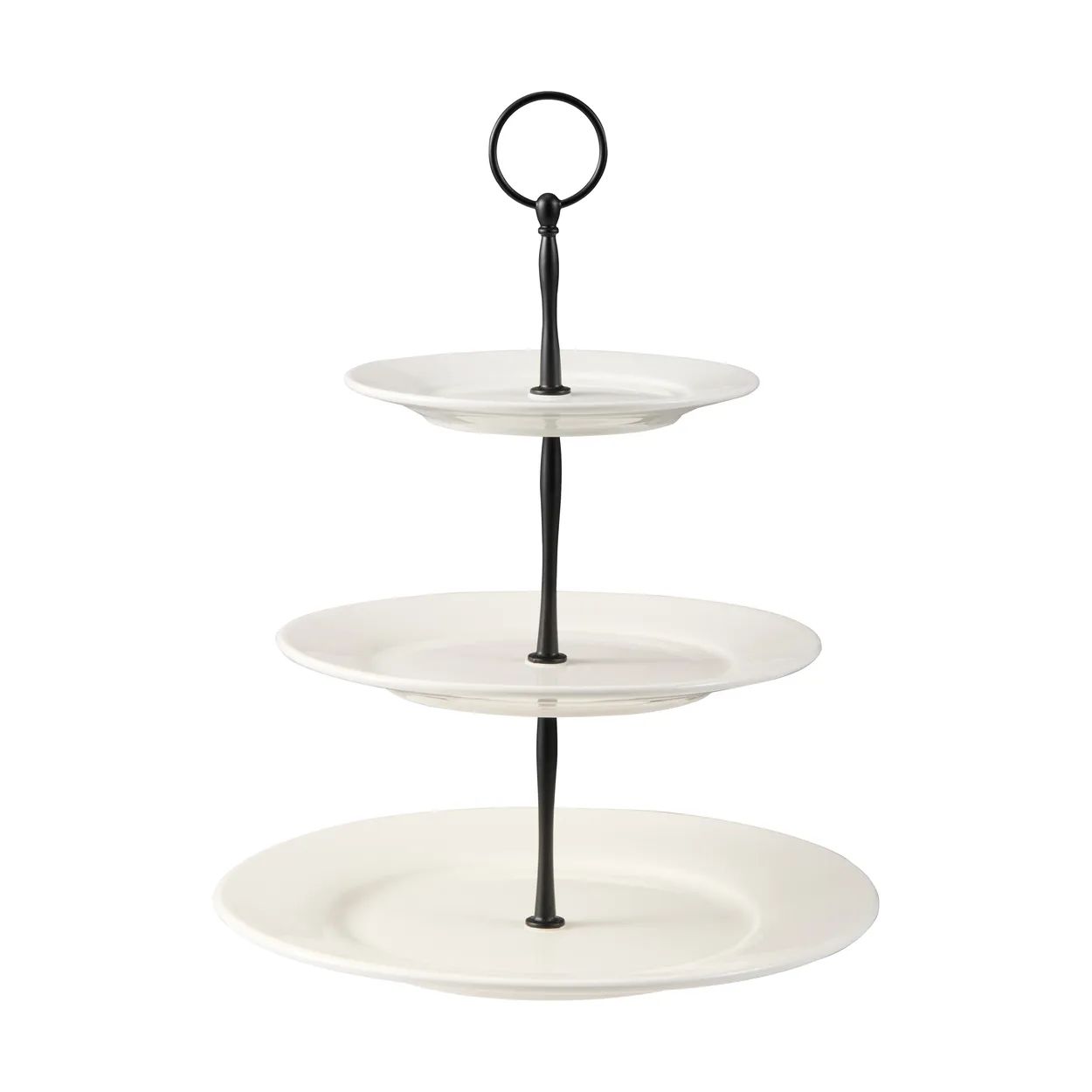 Dorre Kafi cake stand 3 tiers porcelain White | Scandinavian Design | Cake stands | White