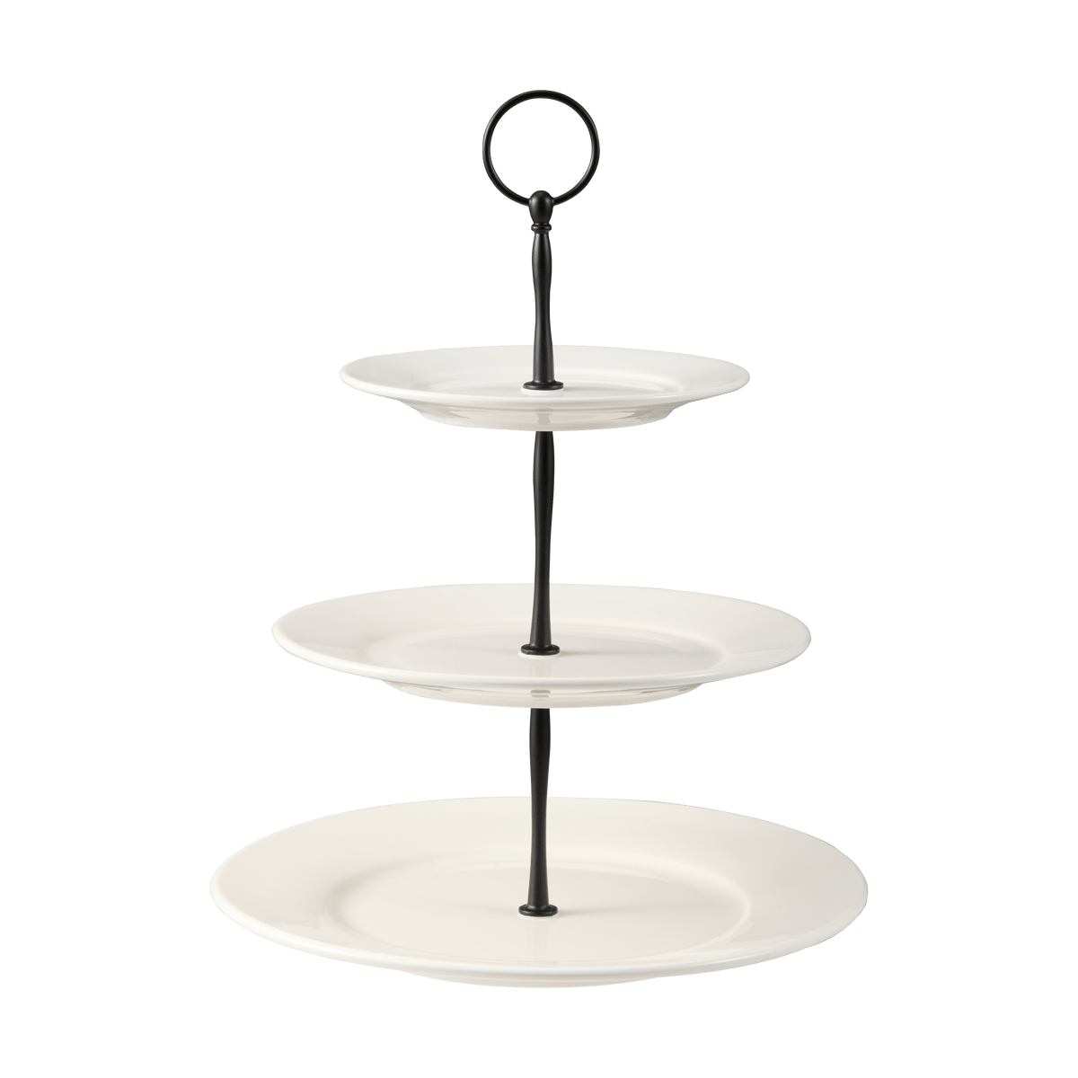Dorre Kafi cake stand 3 tiers porcelain White | Scandinavian Design | Cake stands | White