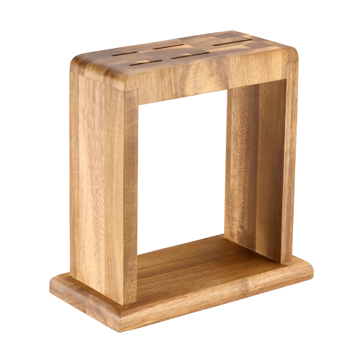 Dorre Kaira knife block 23.4 cm Acacia wood | Scandinavian Design | Knife blocks | Brown