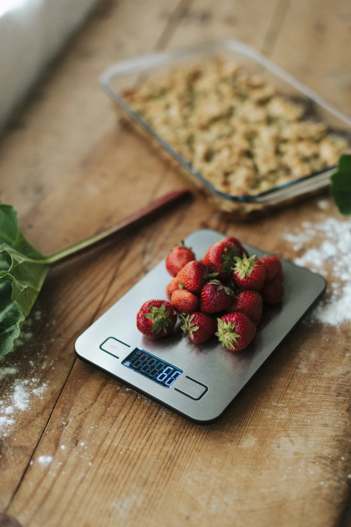 Kaori kitchen scale, Stainless steel, 5 g-10 kg, 23x17x1.88 cm Dorre