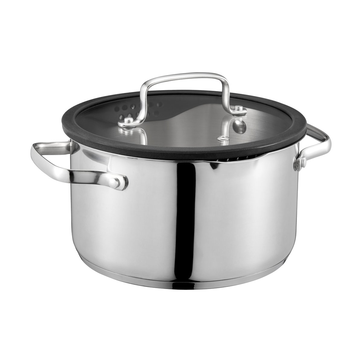 Dorre Karla pot 3 L Silver | Scandinavian Design | Saucepans | Silver-coloured