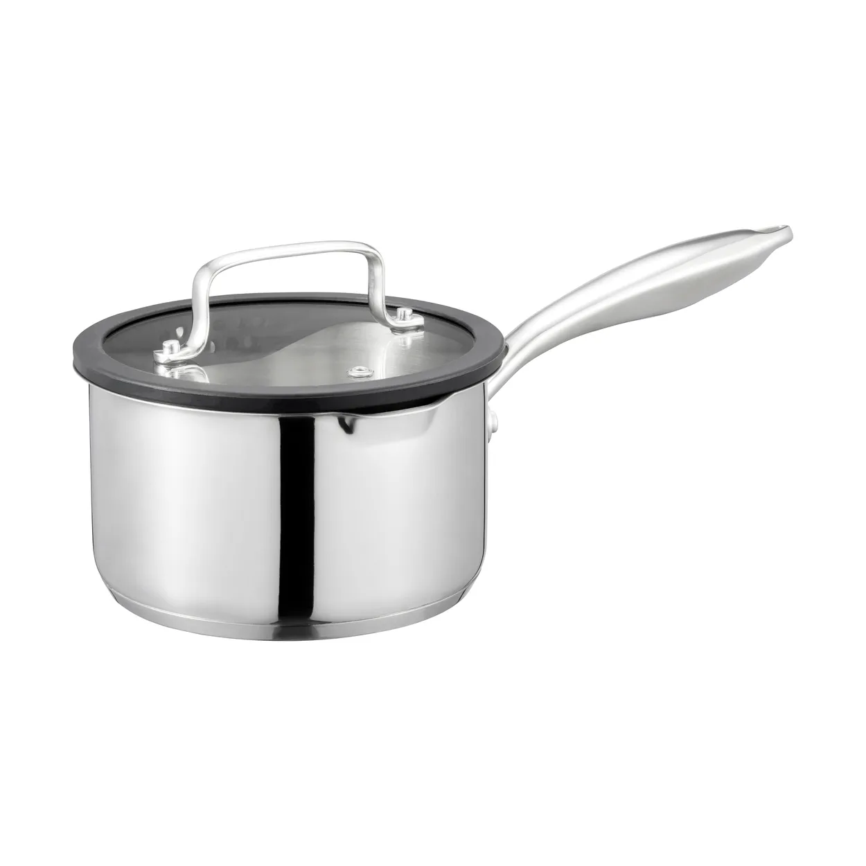 Dorre Karla saucepan 1.5 L Silver | Scandinavian Design | Saucepans | Silver-coloured