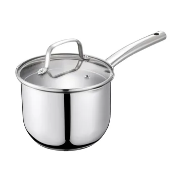 Kerri saucepan set - Stainless steel, 10 pieces - Dorre