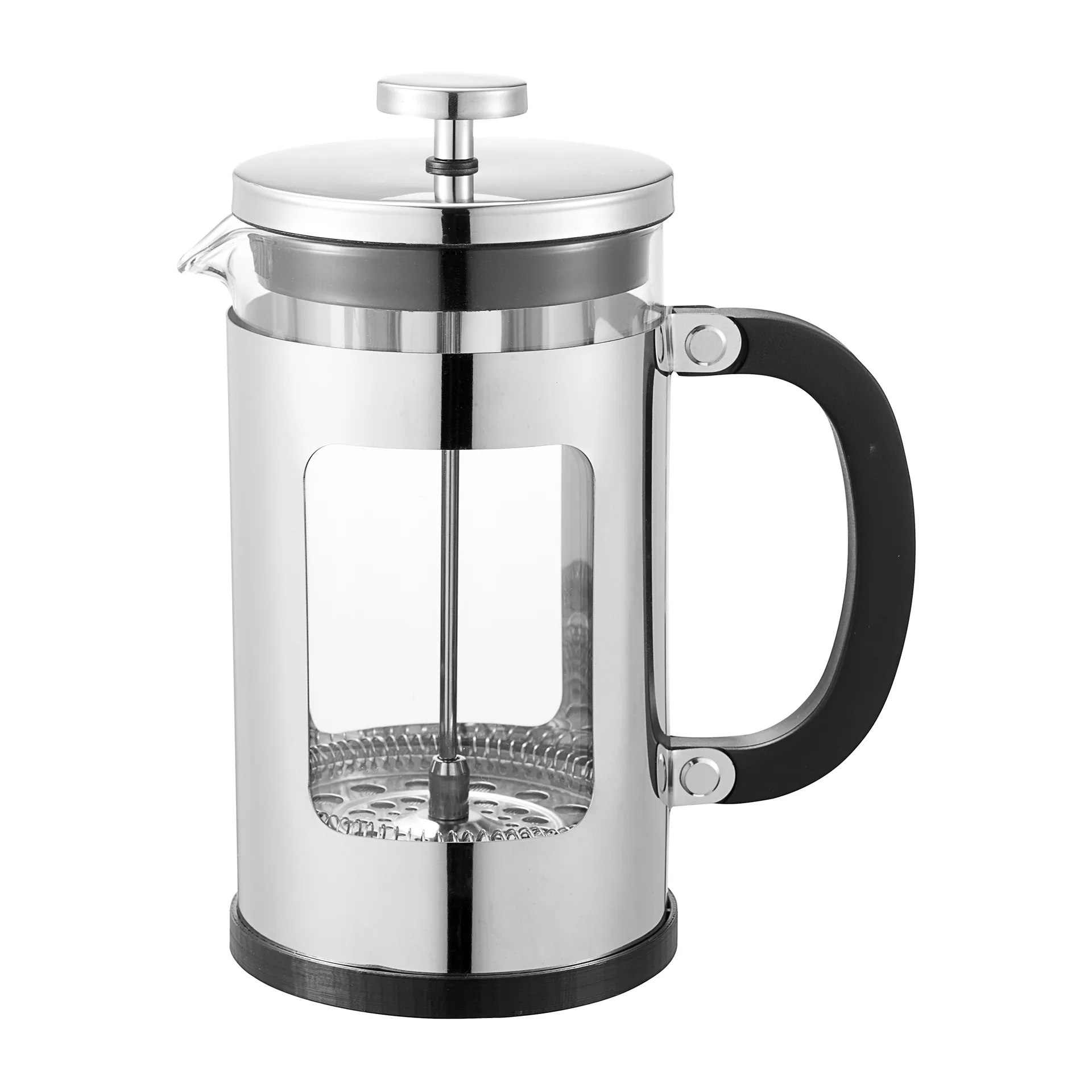 Ki coffee press 1.2 L, Glass-stainless steel Dorre