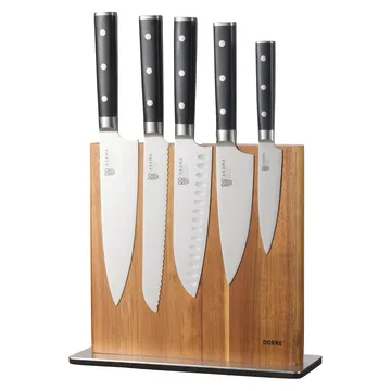 Kira Magnetic Knife Holder - Stainless steel–acacia wood FSC - Dorre