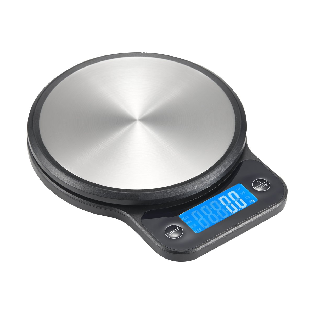 Dorre Kodi kitchen scale Stainless steel-black | Scandinavian Design | Silver-coloured