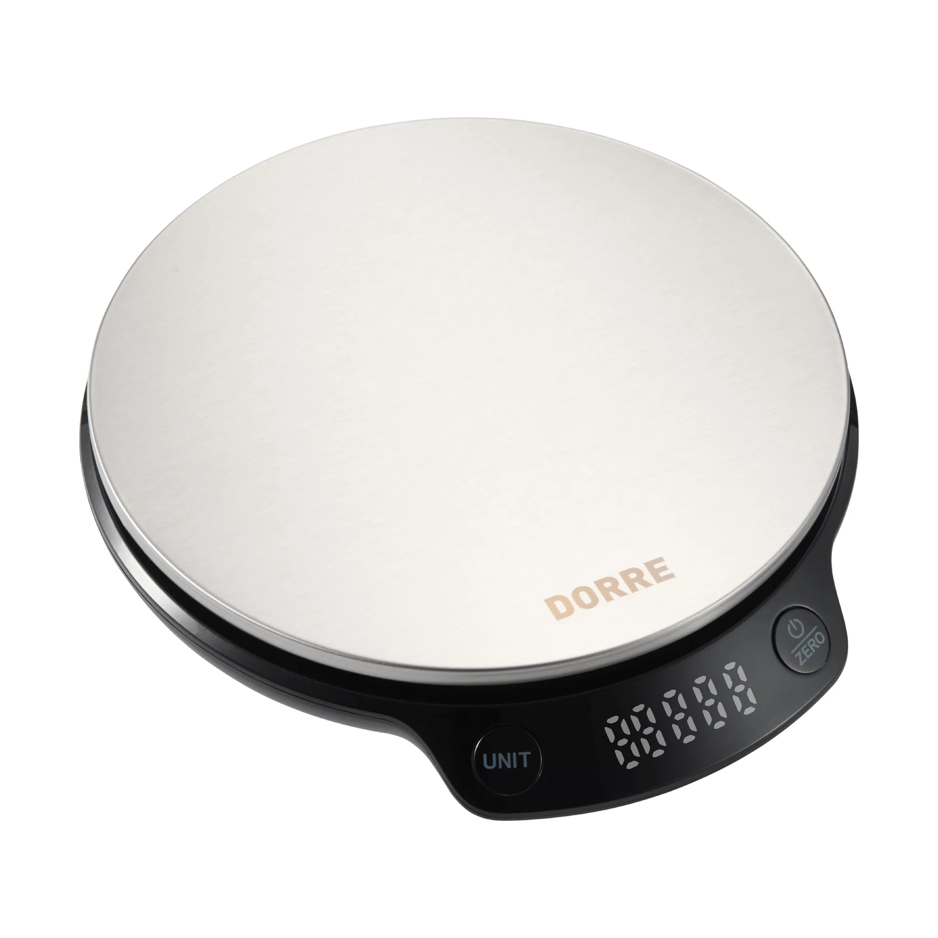 Kori kitchen scale, Stainless steel, 0.2-5000 grams, 18x16.5x3.1 cm Dorre