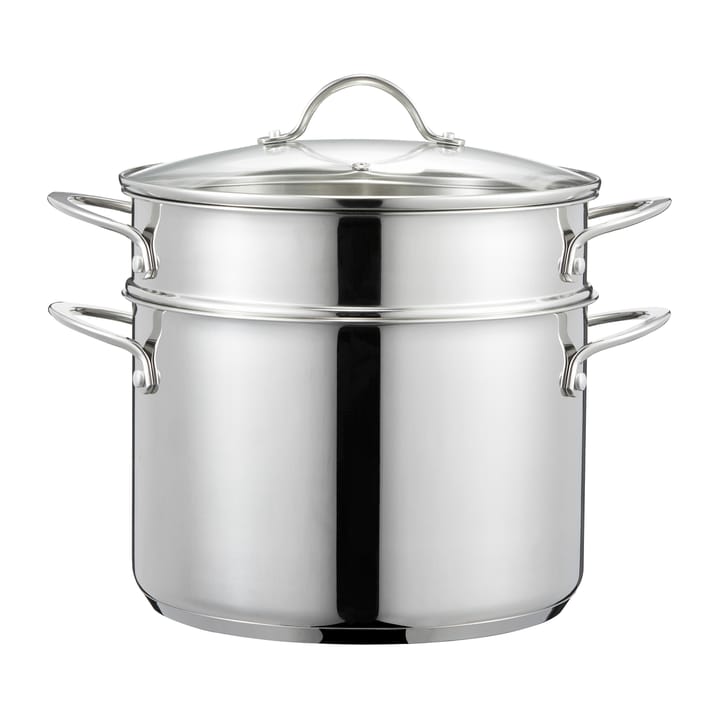 Kosmo pasta dish with inserts 7.6 L - Stainless steel - Dorre