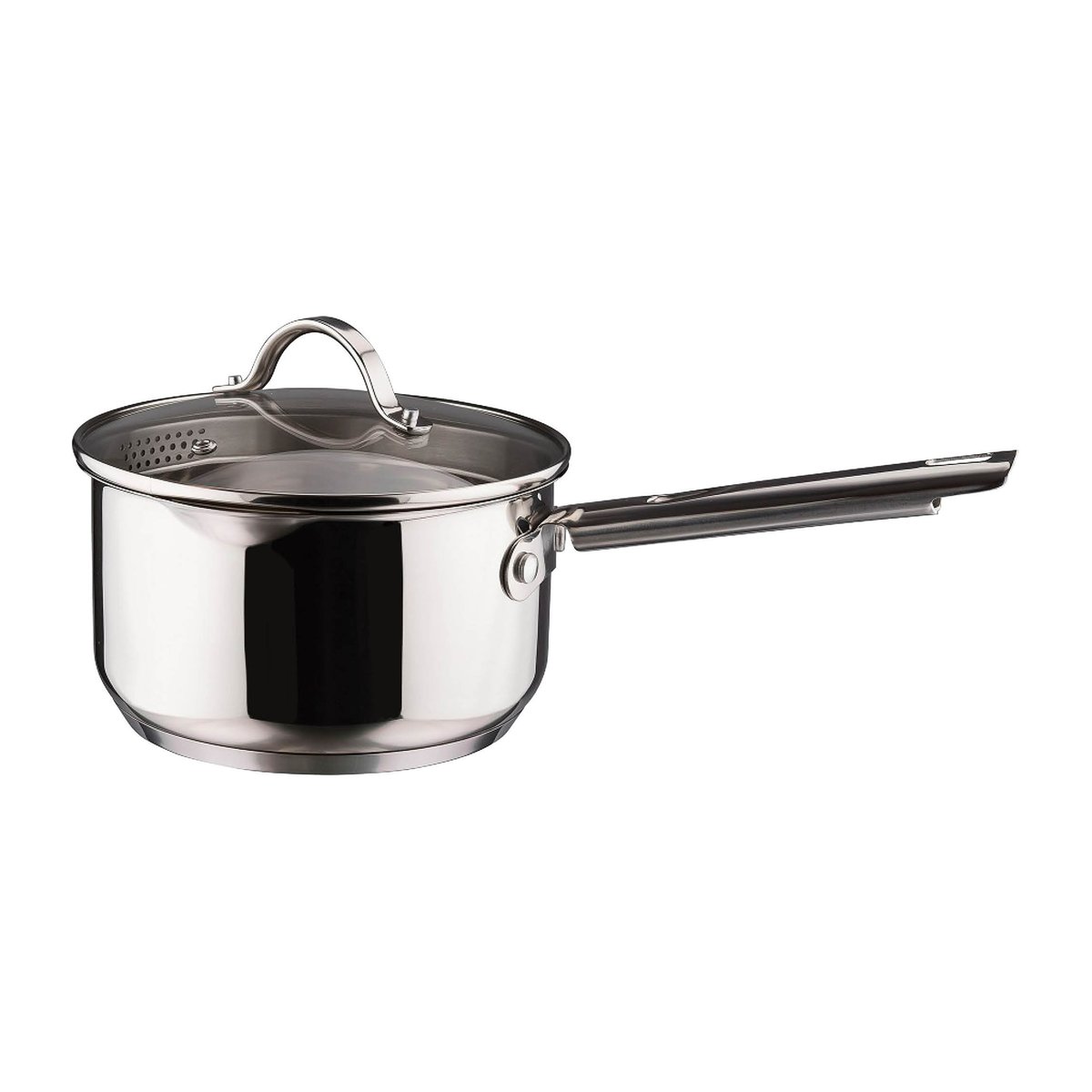 Dorre Kosmo saucepan with glass lid 2 L | Scandinavian Design | Saucepans | Silver-coloured