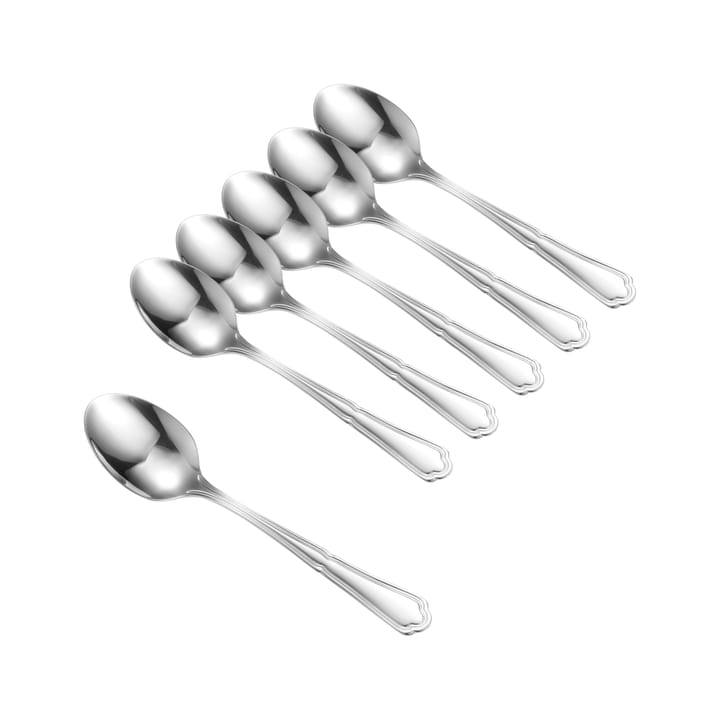New England dessert spoon 6-pack - Stainless steel - Dorre