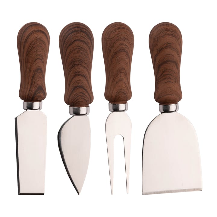 Odina cheese knife set 4 pieces - Stainless steel - Dorre