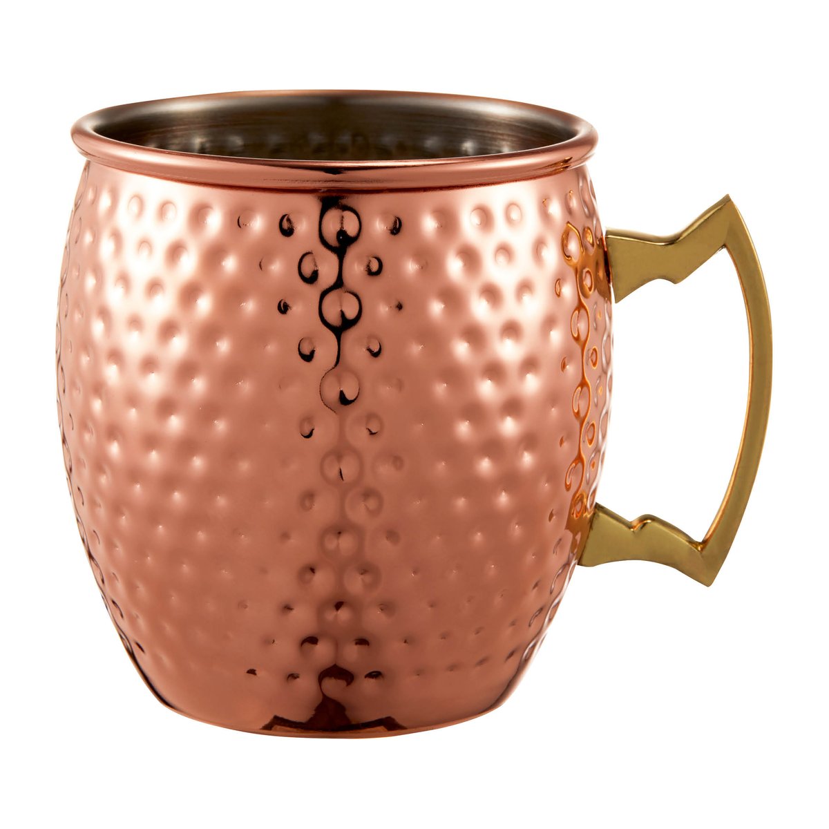 Dorre Oliver copper goblet hammered 45 cl | Scandinavian Design | Coffee cups | Gold-coloured