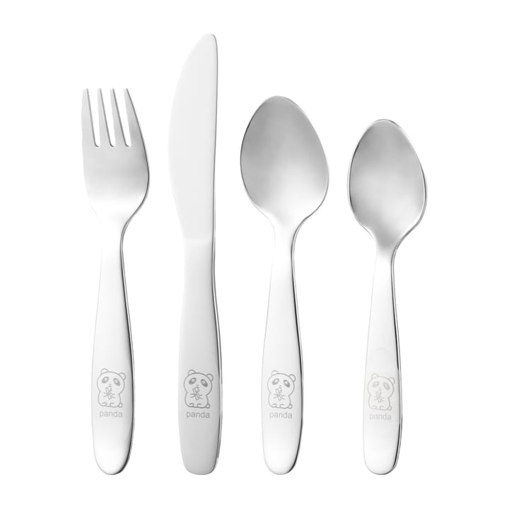 Panda children's cutlery - 4 pieces - Dorre