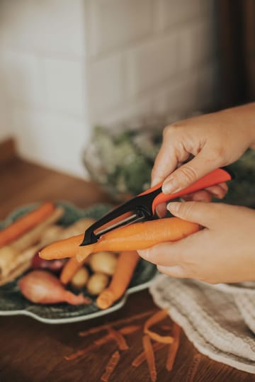 Prim potato peeler 18 cm - Grey-orange - Dorre