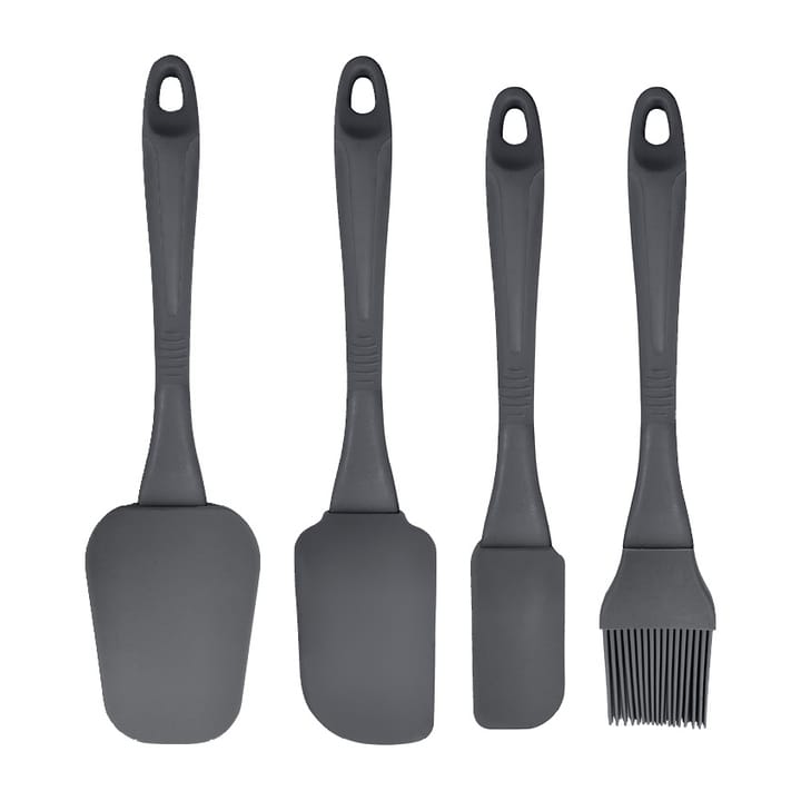 Rowan kitchen utensils set 4 pieces - Grey - Dorre