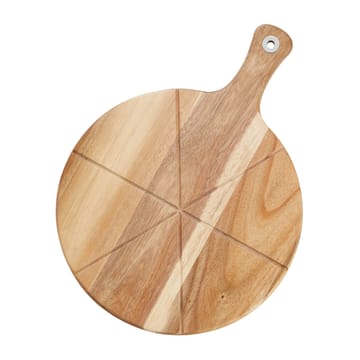 Sade pizza set: pizza cutter, cutting board Ø32 cm - Acacia - Dorre