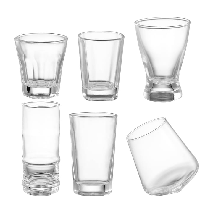 Shaya shot glass 6 st - Glass - Dorre