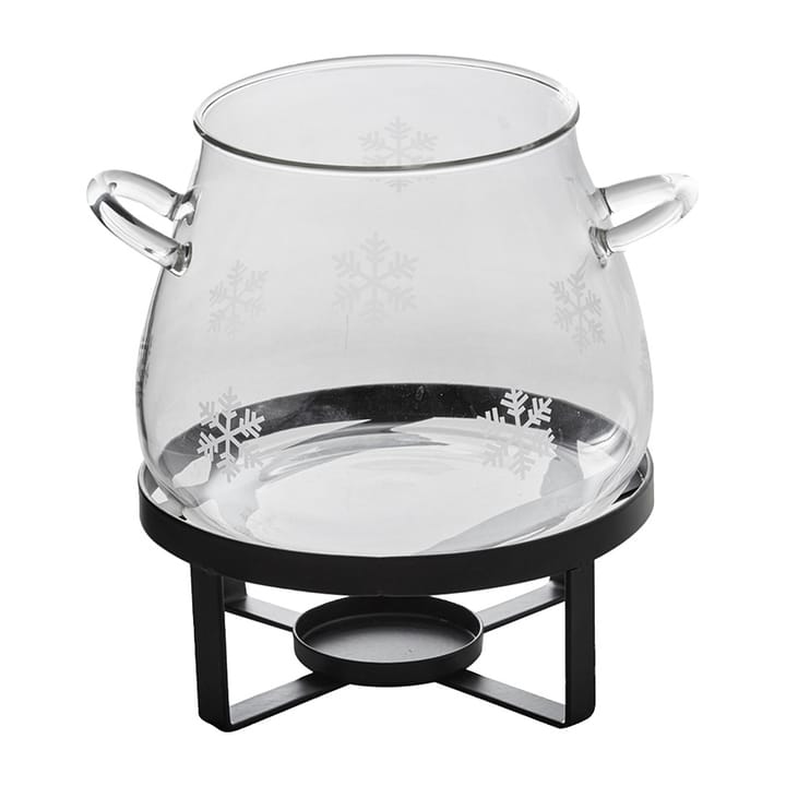 Snow star mulled wine warmer 1.2 L, Glass