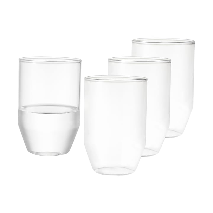 Sunnanö drinking glass 22 cl 4-pack - Clear - Dorre