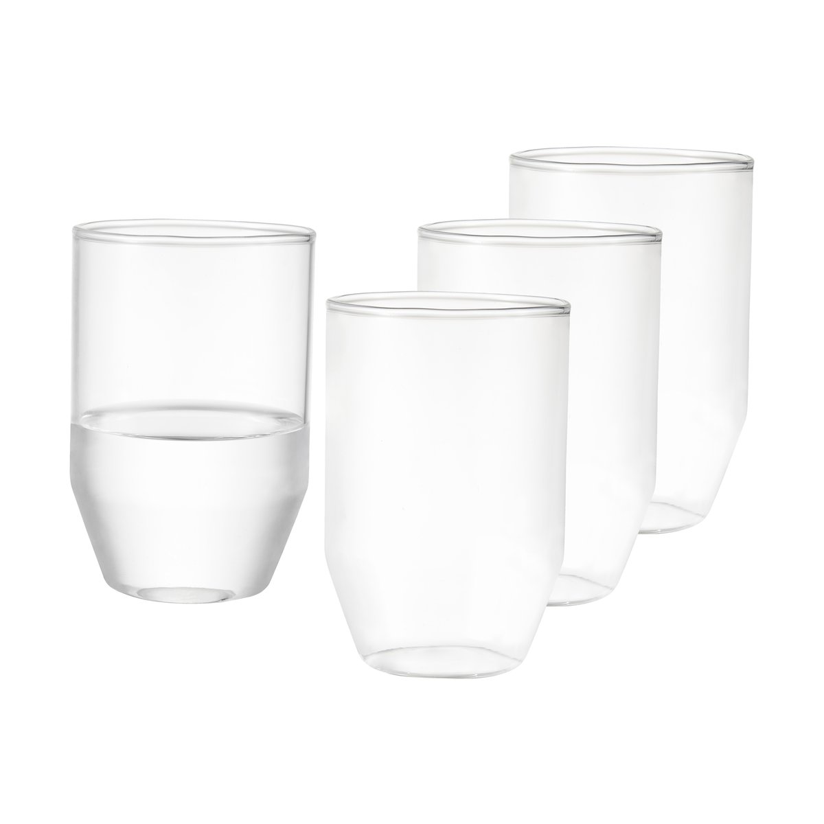 Dorre Sunnanö drinking glass 22 cl 4-pack Clear | Scandinavian Design | Drinking glasses & tumblers | Transparent
