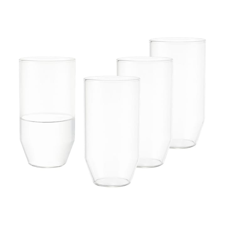 Sunnanö drinking glass 28 cl 4-pack - Clear - Dorre
